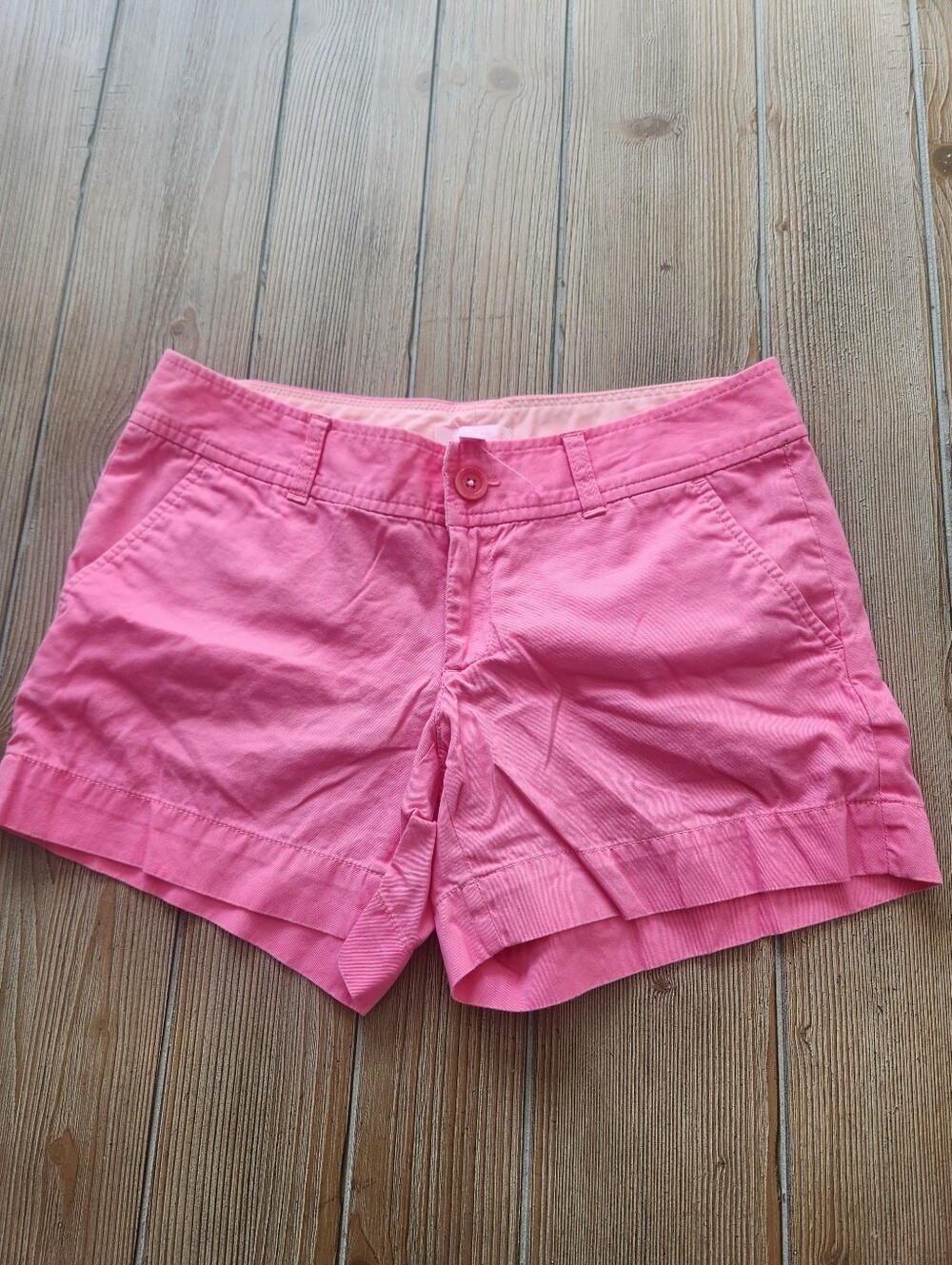 Pink Women's Cotton Casual Shorts by Lilly Pulitzer